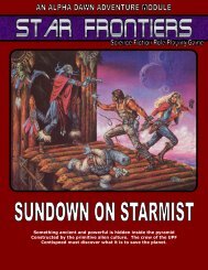 SF3-Sundown on Starmist - Star Frontiersman