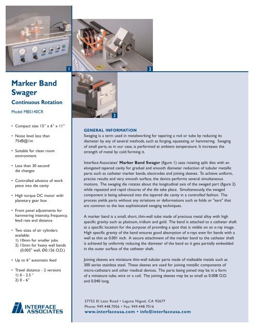 Marker Band Swager.qxp - Interface Catheter Solutions