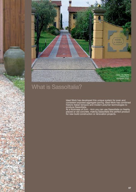 SassoItalia - Terrazzo Paving & Flooring System. - Ideal Work