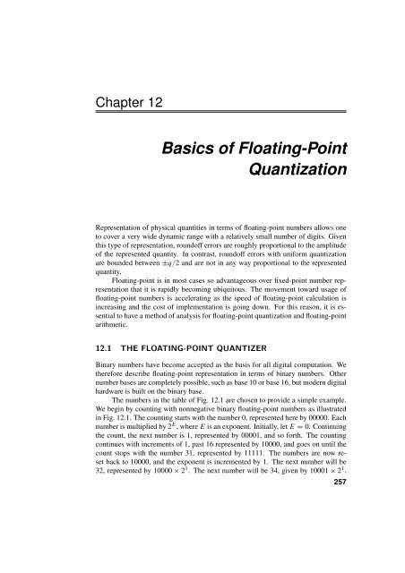 Basics of Floating-Point Quantization