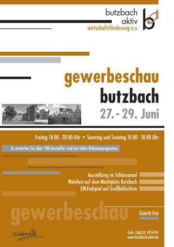 gewerbeschau butzbach - Stadt Butzbach