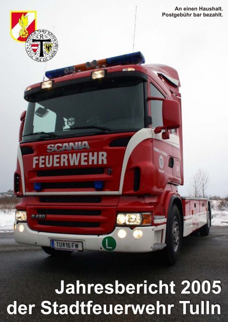 Stadtfeuerwehr TullnJahresbericht 2005 - Stadtfeuerwehr Tulln ...