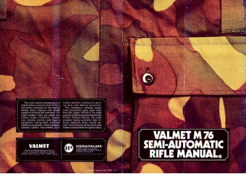Valmet M76 Rifle Manual