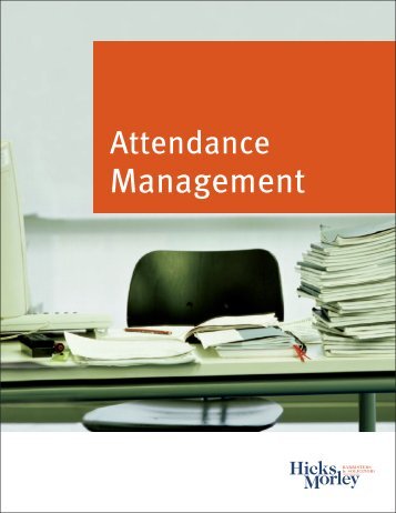 Attendance Management Guide - Hicks Morley