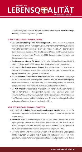 Programm der Wiener Sozialdemokratie fÃ¼r die ... - s3plus.info