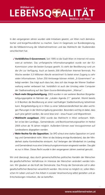 Programm der Wiener Sozialdemokratie fÃ¼r die ... - s3plus.info