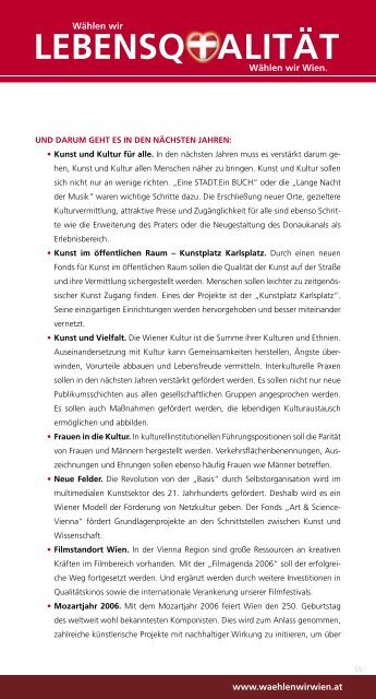 Programm der Wiener Sozialdemokratie fÃ¼r die ... - s3plus.info