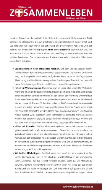 Programm der Wiener Sozialdemokratie fÃ¼r die ... - s3plus.info