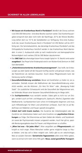 Programm der Wiener Sozialdemokratie fÃ¼r die ... - s3plus.info