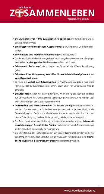 Programm der Wiener Sozialdemokratie fÃ¼r die ... - s3plus.info