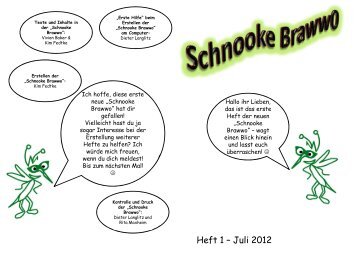 Heft 1 – Juli 2012 - Aascher Schnooke