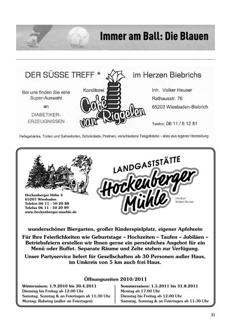 Kreis- Oberliga 2010/2011 - FV Biebrich 02