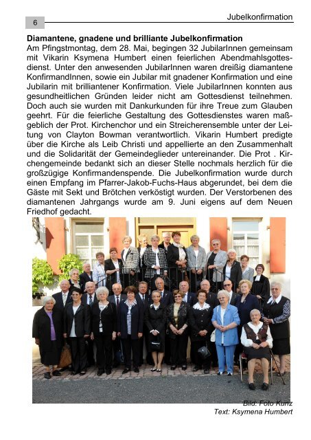 Die Stimme - Protestantische Kirchengemeinde Mutterstadt