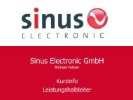 Download PDF-Datei (3,8 MB) - SINUS Electronic