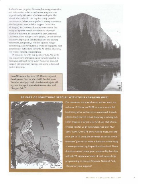 winter outdoor adventures catalog inside - Yosemite Online