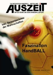 Ausgabe 2011 - Handball TuS Neuhofen