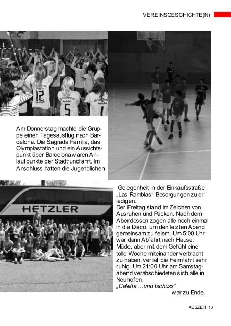 Ausgabe 2011 - Handball TuS Neuhofen