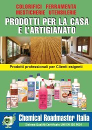 Catalogo rivendita 2010 - Chemical Roadmaster Italia