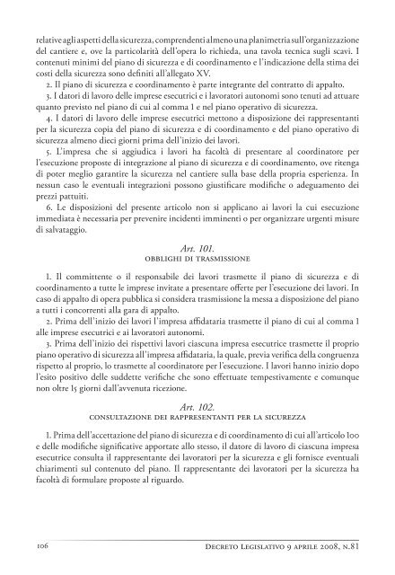 LA Salute E LA Sicurezza sUL Lavoro - Prospettive livornesi