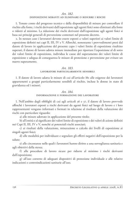 LA Salute E LA Sicurezza sUL Lavoro - Prospettive livornesi