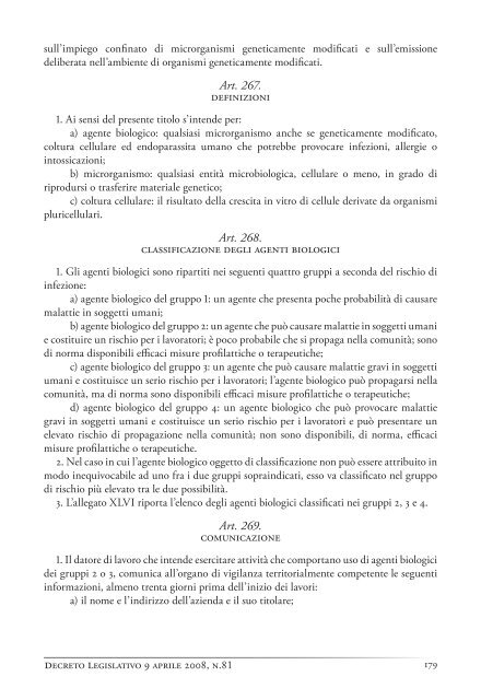 LA Salute E LA Sicurezza sUL Lavoro - Prospettive livornesi