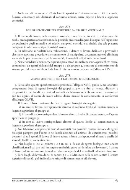 LA Salute E LA Sicurezza sUL Lavoro - Prospettive livornesi