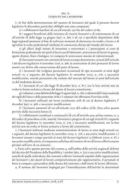 LA Salute E LA Sicurezza sUL Lavoro - Prospettive livornesi