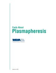 Facts About Plasmapheresis - Muscular Dystrophy Association