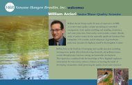 William Arcieri Senior Water Quality Scientist welcomes - VHB.com