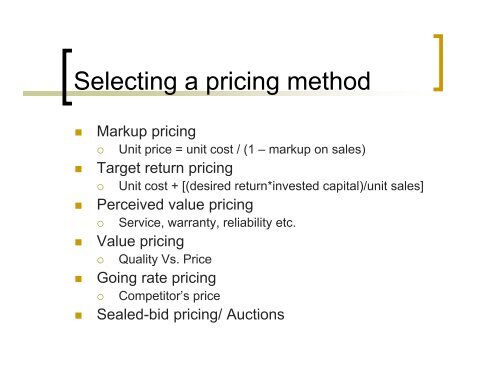 Dynamic Pricing and Auction - Department of Industrial Engineering ...