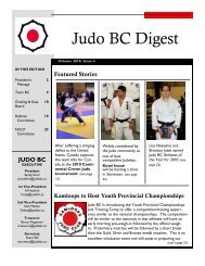 Judo BC Digest