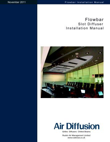 FlowBar Installed - Air Diffusion