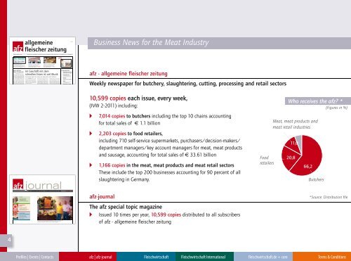 Media-Kit - fleischwirtschaft.com - Allgemeine Fleischer Zeitung