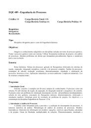 EQE 489 - Engenharia de Processos - Escola de QuÃ­mica / UFRJ
