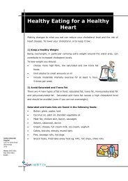 Healthy Eating for a Healthy Heart - Sydney Adventist Hospital