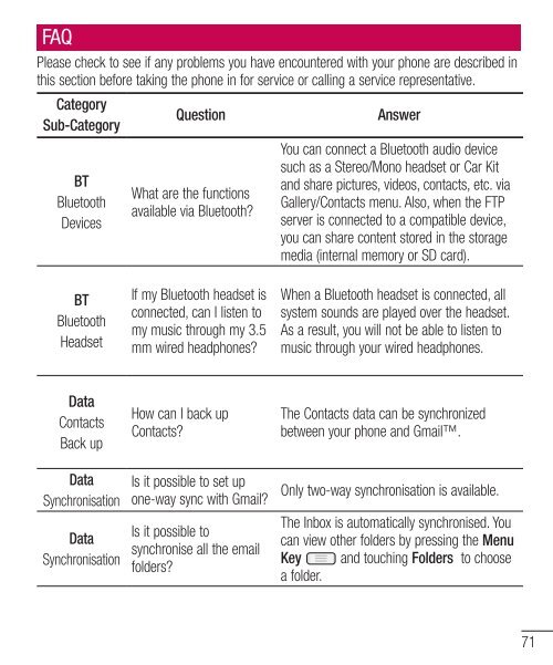 LG-E610 User Guide - Cell Phones Etc.