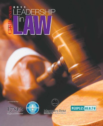 Leadership in Law - Gauthier, Houghtaling & Williams