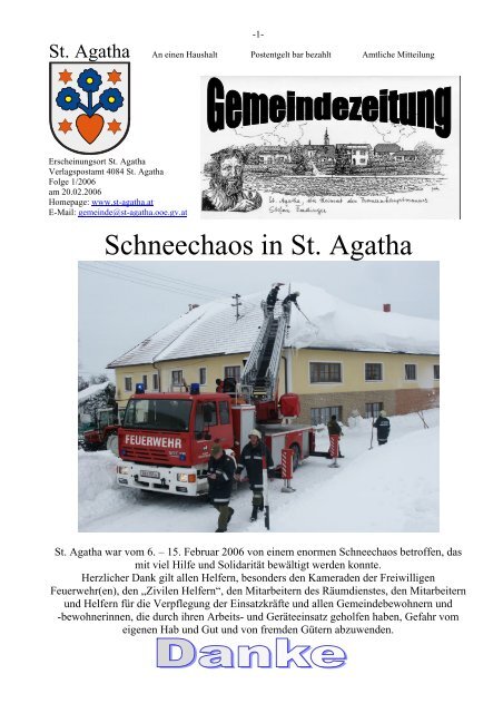 â€žGesunde Gemeindeâ€œ â€“ Hausfrauen- und ... - St. Agatha