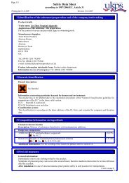 Download our Lo-Chlor Tropical Algaecide MSDS ... - UK Pool Store