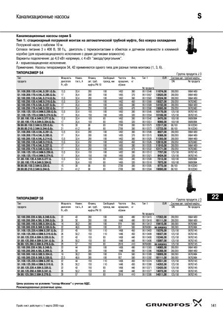 ÐÐ¾Ð²ÑÐ¹ Ð¿ÑÐ°Ð¹Ñ-Ð»Ð¸ÑÑ 2009 Ð½Ð° Ð½Ð°ÑÐ¾ÑÑ Grundfos