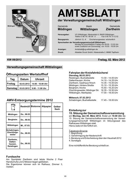 Wittislingen KW 09