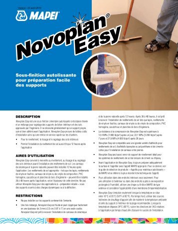 Novoplan Easy Novoplan Easy - Mapei International