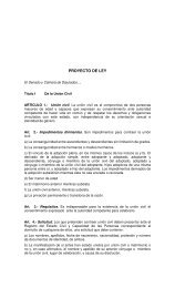 PROYECTO DE LEY - Honorable Senado de la NaciÃ³n