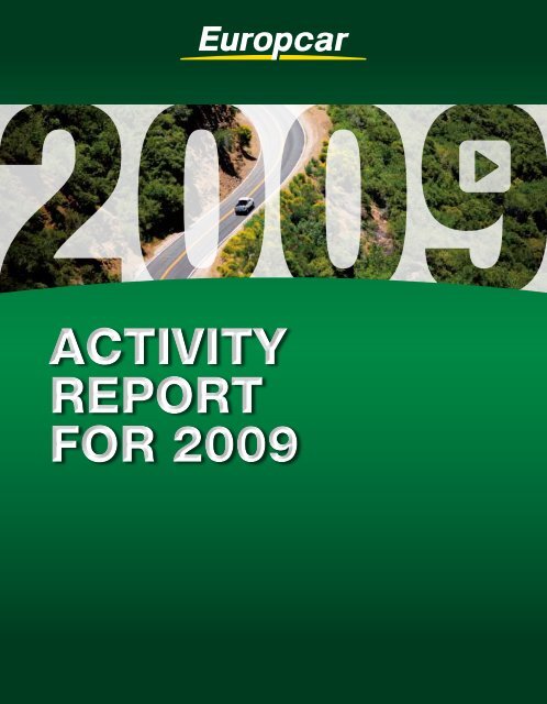 ACTIVITY REPORT fOR 2009 ACTIVITY REPORT fOR ... - Europcar