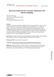 PDF (Research Framework for Consumer Satisfaction with Internet ...