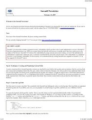 Sawmill Newsletter- Creating Custom Fields