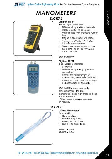 System Control Engineering NZ Ltd For Gas Combustion