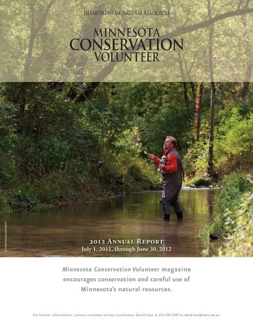 2012 Annual Report Minnesota Conservation Volunteer magazine