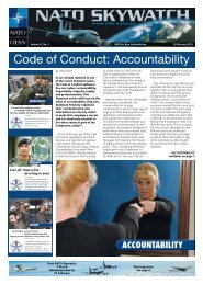 Code of Conduct: Accountability - nato awacs