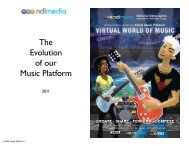 The Evolution of our Music Platform - NDi Media